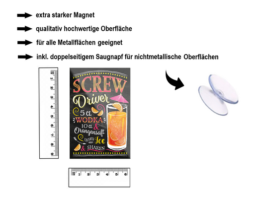 Magnet ''Screw Driver'' 9x6x0,3cm