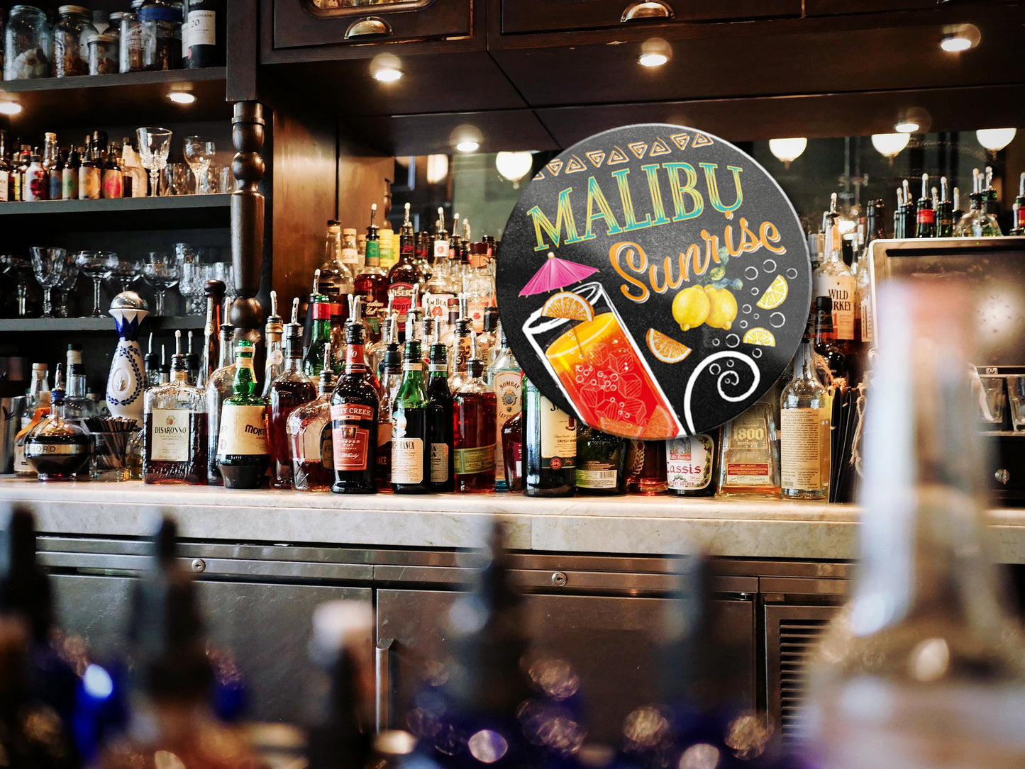 Magnet ''Malibu Sunrise'' 8x8x0,3cm