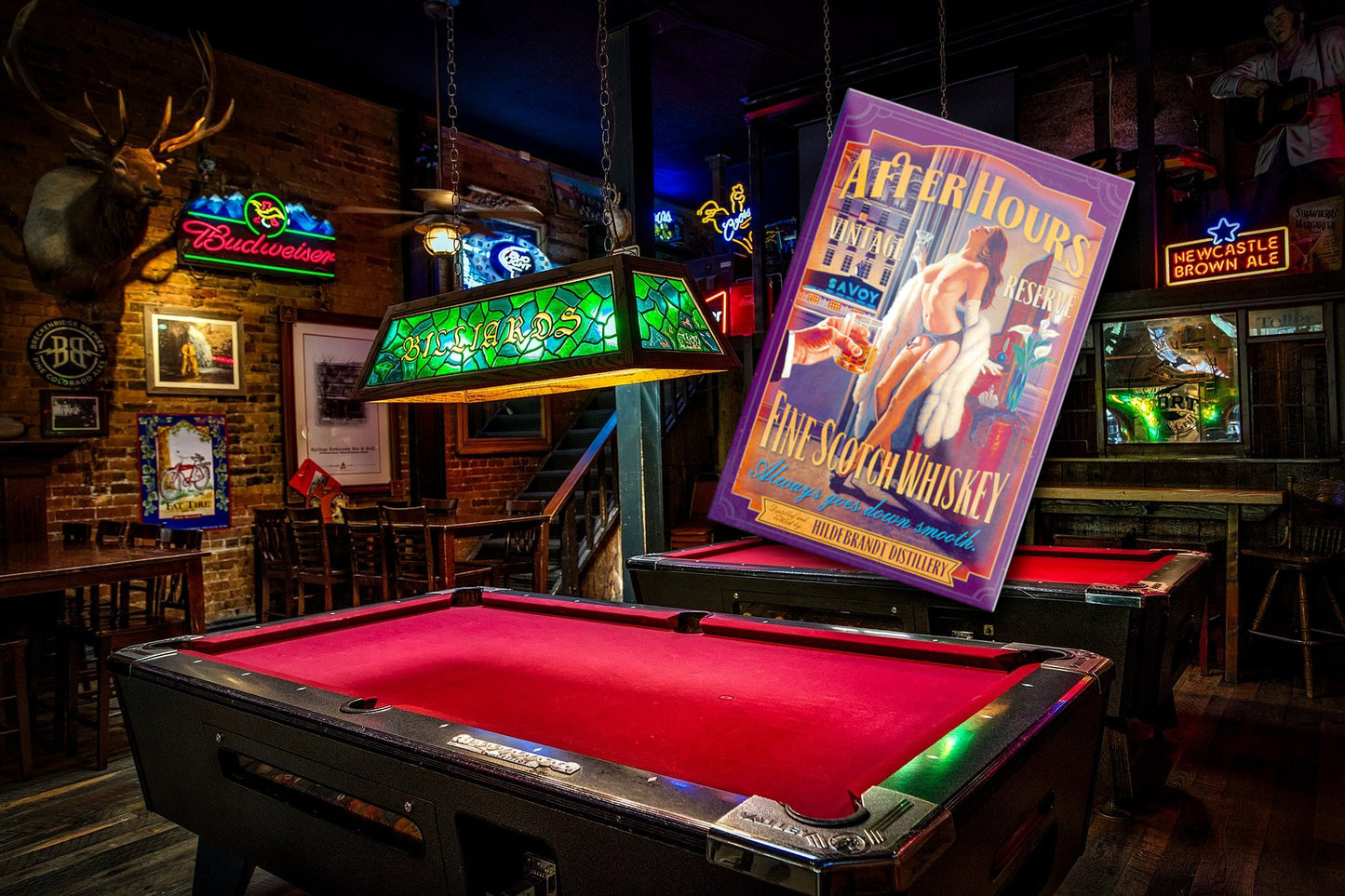 Magnet ''Pinup After Hours'' 9x6x0,3cm