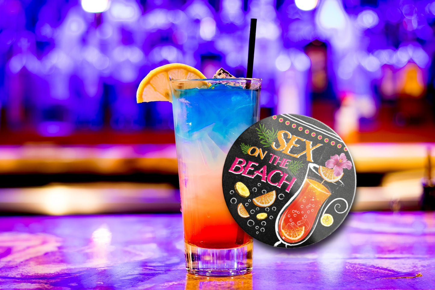 Magnet ''Sex on the Beach'' 8x8x0,3cm