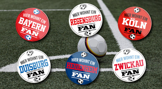 Magnete ''Fußball 1 von 2'' Bayern Dortmund Freiburg Köln Mönchengladbach Pauli uvm Rund