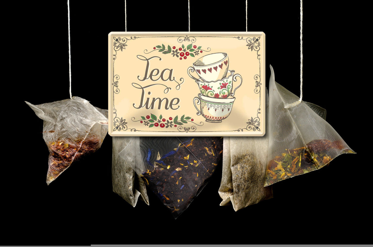 Blechschild ''Tea Time'' 20x30cm