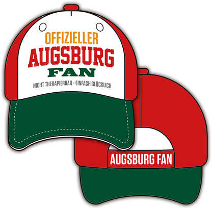 4252024254280			 ''Offizieller Augsburg Fan''
 Schilderstore24 Blechschilder sind perfekt als Geschenk zu Weihnachten, Geburtstage, Feiern, Partys, Grillabende, Namenstag, Feiertag, Mädelsabend, Hochzeit. Unisex-Fan-Cap Einheitsgröße Fußball Mannschaft Verein Größenverstellbar Klettverschluss Baseball Spaßcappie Mütze Hut Fan