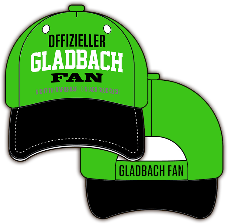 4252024254457			 ''Offizieller Gladbach Fan''
Schilderstore24 Blechschilder sind perfekt als Geschenk zu Weihnachten, Geburtstage, Feiern, Partys, Grillabende, Namenstag, Feiertag, Mädelsabend, Hochzeit. Unisex-Fan-Cap Einheitsgröße Fußball Mannschaft Verein Größenverstellbar Klettverschluss Baseball Spaßcappie Mütze Hut Fan