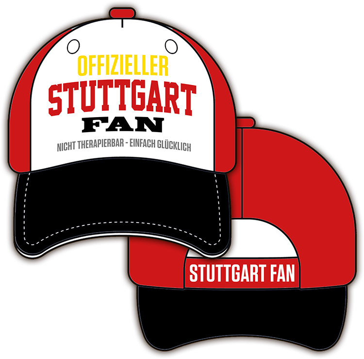 4252024254723			 ''Offizieller Stuttgart Fan''
Schilderstore24 Blechschilder sind perfekt als Geschenk zu Weihnachten, Geburtstage, Feiern, Partys, Grillabende, Namenstag, Feiertag, Mädelsabend, Hochzeit. Unisex-Fan-Cap Einheitsgröße Fußball Mannschaft Verein Größenverstellbar Klettverschluss Baseball Spaßcappie Mütze Hut Fan