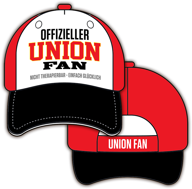 4252024254754			 ''Offizieller Union Fan''
Schilderstore24 Blechschilder sind perfekt als Geschenk zu Weihnachten, Geburtstage, Feiern, Partys, Grillabende, Namenstag, Feiertag, Mädelsabend, Hochzeit. Unisex-Fan-Cap Einheitsgröße Fußball Mannschaft Verein Größenverstellbar Klettverschluss Baseball Spaßcappie Mütze Hut Fan