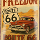 4252024256468		 ''Road to freedom Route 66''
Schilderstore24 Blechschilder sind perfekt als Geschenk zu Weihnachten, Geburtstage, Feiern, Partys, Grillabende, Namenstag, Feiertag, Mädelsabend, Hochzeit. Jederzeit stilvoll im Wohnzimmer, Partykeller, Garage, Praxis, Büro, route, highway Mechaniker Auto Motorrad Werkstatt auto lkw brummi tüfteln schrauber