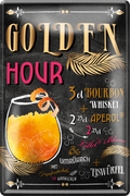 4252024256192		 ''Golden Hour''
Schilderstore24 Blechschilder sind perfekt als Geschenk zu Weihnachten, Geburtstage, Feiern, Partys, Grillabende, Namenstag, Feiertag, Mädelsabend, Hochzeit. Jederzeit stilvoll im Wohnzimmer, Partykeller, Garage, Praxis, cocktailsrezept mischgetränk Alkohol Cocktail Likör Sekt Getränk Alkohol promille schnaps saufen longdrink