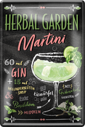 4252024256215		 ''Herbal Garden Martini''
Schilderstore24 Blechschilder sind perfekt als Geschenk zu Weihnachten, Geburtstage, Feiern, Partys, Grillabende, Namenstag, Feiertag, Mädelsabend, Hochzeit. Jederzeit stilvoll im Wohnzimmer, Partykeller, Garage, Praxis, cocktailsrezept mischgetränk Alkohol Cocktail Likör Sekt Getränk Alkohol promille schnaps saufen longdrink
