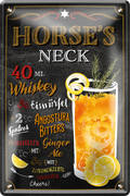 4252024256239		 ''Horses Neck''
Schilderstore24 Blechschilder sind perfekt als Geschenk zu Weihnachten, Geburtstage, Feiern, Partys, Grillabende, Namenstag, Feiertag, Mädelsabend, Hochzeit. Jederzeit stilvoll im Wohnzimmer, Partykeller, Garage, Praxis, cocktailsrezept mischgetränk Alkohol Cocktail Likör Sekt Getränk Alkohol promille schnaps saufen longdrink