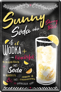 4252024256284		 ''Sunny Soda aka Skinny Bitch''
Schilderstore24 Blechschilder sind perfekt als Geschenk zu Weihnachten, Geburtstage, Feiern, Partys, Grillabende, Namenstag, Feiertag, Mädelsabend, Hochzeit. Jederzeit stilvoll im Wohnzimmer, Partykeller, Garage, Praxis, cocktailsrezept mischgetränk Alkohol Cocktail Likör Sekt Getränk Alkohol promille schnaps saufen longdrink