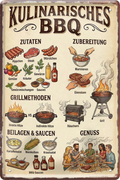4252024260113		 ''Kulinarisches BBQ''
Schilderstore24 Blechschilder sind perfekt als Geschenk zu Weihnachten, Geburtstage, Feiern, Partys, Grillabende, Partykeller, diät, snack, mahlzei, rezept, wasser Lebensmittel Burger Tee Grill crepes teigware süßigkeit essen grill wurst pommes döner fisch pizza