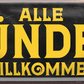 4252024244410	Schilderstore24 	 ''Alle Sünder willkommen'' Schilderstore24 Blechschilder sind perfekt als Geschenk zu Weihnachten, Geburtstage, Feiern, Partys, Grillabende, Namenstag, Feiertag, Mädelsabend, Hochzeit. Jederzeit stilvoll im Wohnzimmer, Partykeller, Garage, Praxis, Büro, Café, Hauseingang Sarkasmus Ironie Funny Schwarzer Humor faul dumm fun rente lästern teufel