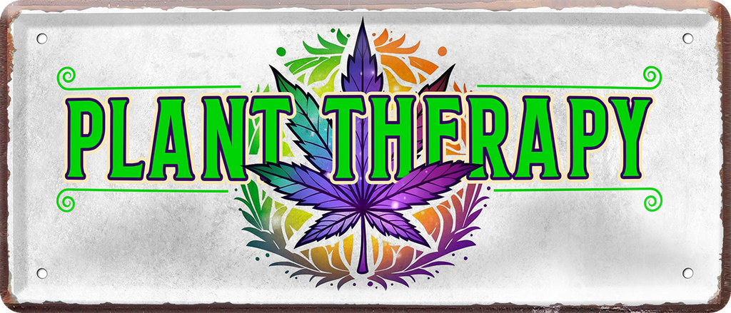 4252024250145		 ''Plant Therapy'' Schilderstore24 Blechschilder sind perfekt als Geschenk zu Weihnachten, Geburtstage, Feiern, Partys, Grillabende, Namenstag, Feiertag, Mädelsabend, Hochzeit. Jederzeit stilvoll im Wohnzimmer, Partykeller, Garage, Praxis, Büro, Café, Hauseingang Sarkasmus Ironie Funny Schwarzer Humor faul dumm fun rente lästern teufel