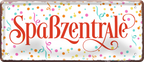 4252024252439		 ''Spaßzentrale''
 Schilderstore24 Blechschilder sind perfekt als Geschenk zu Weihnachten, Geburtstage, Feiern, Partys, Grillabende, Namenstag, Feiertag, Mädelsabend, Hochzeit. Jederzeit stilvoll im Wohnzimmer, Partykeller, Garage, Praxis, Büro, Café, Hauseingang Küche Haushalt Willkommen Eigenheim heim essen haus kochen herzlich Zuhause putzen