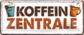 4252024253399		 ''Koffein Zentrale''
Schilderstore24 Blechschilder sind perfekt als Geschenk zu Weihnachten, Geburtstage, Feiern, Partys, Grillabende, Namenstag, Feiertag, Mädelsabend, Hochzeit. Jederzeit stilvoll im Wohnzimmer, Partykeller, Garage, Praxis, Büro, Café, Hauseingang Lebensmittel Kaffee Kuchen Sucht café coffee kaffeemaschine getränk essen