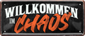 4252024253481		 ''Willkommen im Chaos''
Schilderstore24 Blechschilder sind perfekt als Geschenk zu Weihnachten, Geburtstage, Feiern, Partys, Grillabende, Namenstag, Feiertag, Mädelsabend, Hochzeit. Jederzeit stilvoll im Wohnzimmer, Partykeller, Garage, Praxis, Büro, Café, Hauseingang Familie Zuhause Eltern Geschwister oma opa familie mama papa geschwister