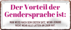 4252024253801		 ''Der Vorteil der Gendersprache''
Schilderstore24 Blechschilder sind perfekt als Geschenk zu Weihnachten, Geburtstage, Feiern, Partys, Grillabende, Namenstag, Feiertag, Mädelsabend, Hochzeit. Jederzeit stilvoll im Wohnzimmer, Partykeller, Garage, Praxis, Büro, Café, Hauseingang politik regierung fachkräfte ironsich kanzler job Politiker Kabinett Chef Regierung