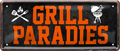 4252024253306		 ''Grill Paradies''
Schilderstore24 Blechschilder sind perfekt als Geschenk zu Weihnachten, Geburtstage, Feiern, Partys, Grillabende, Namenstag, Feiertag, Mädelsabend, Hochzeit. Jederzeit stilvoll im Wohnzimmer, Partykeller, Garage, Praxis, Büro, Café, Hauseingang Lebensmittel Kultur Leibspeise Bier tradition essen speise hausgemacht wurst deftig