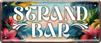 4252024253771		 ''Strand Bar''
Schilderstore24 Blechschilder sind perfekt als Geschenk zu Weihnachten, Geburtstage, Feiern, Partys, Grillabende, Namenstag, Feiertag, Mädelsabend, Hochzeit. Jederzeit stilvoll im Wohnzimmer, Partykeller, Garage, Praxis, Büro, Café, Hauseingang Meer Urlaub Sommer Sandstrand see wasser strand sand urlaub ferien