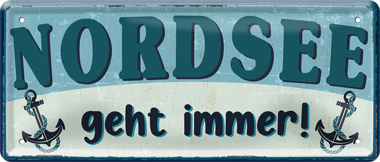 4252024253757		 ''Nordsee geht immer!''
Schilderstore24 Blechschilder sind perfekt als Geschenk zu Weihnachten, Geburtstage, Feiern, Partys, Grillabende, Namenstag, Feiertag, Mädelsabend, Hochzeit. Jederzeit stilvoll im Wohnzimmer, Partykeller, Garage, Praxis, Büro, Café, Hauseingang Meer Urlaub Sommer Sandstrand see wasser strand sand urlaub ferien