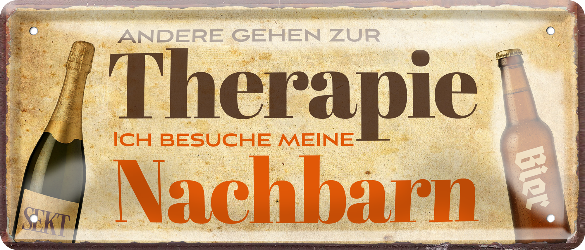 4252024256772		 ''Andere gehen zur Therapie Nachbar''
Schilderstore24 Blechschilder sind perfekt als Geschenk zu Weihnachten, Geburtstage, Feiern, Partys, Grillabende , Hochzeit. Jederzeit stilvoll im Wohnzimmer, Partykeller, Garage, nachbar, zitat, elternregeln, großeltern Familie Zuhause Eltern Geschwister oma opa familie mama papa geschwister
