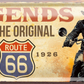 4252024256895		 ''Legends ride the original Route 66''
Schilderstore24 Blechschilder sind perfekt als Geschenk zu Weihnachten, Geburtstage, Feiern, Partys, Grillabende, Namenstag, Feiertag, Mädelsabend, Hochzeit. Jederzeit stilvoll im Wohnzimmer, Partykeller, Garage, biker, zitat, route, highway Mechaniker Auto Motorrad Werkstatt auto lkw brummi tüfteln schrauber