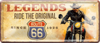 4252024256895		 ''Legends ride the original Route 66''
Schilderstore24 Blechschilder sind perfekt als Geschenk zu Weihnachten, Geburtstage, Feiern, Partys, Grillabende, Namenstag, Feiertag, Mädelsabend, Hochzeit. Jederzeit stilvoll im Wohnzimmer, Partykeller, Garage, biker, zitat, route, highway Mechaniker Auto Motorrad Werkstatt auto lkw brummi tüfteln schrauber