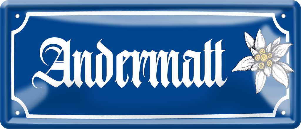 4252024256918		 ''Andermatt (blume)''
Schilderstore24 Blechschilder sind perfekt als Geschenk zu Weihnachten, Geburtstage, Feiern, Partys, Grillabende, Hochzeit. Jederzeit stilvoll im Wohnzimmer, Partykeller, Garage, reiseziel, städte, see, zitat Berge Reisen Wandern Outdoor Natur Urlaub sehenswürdigkeiten insel paradies