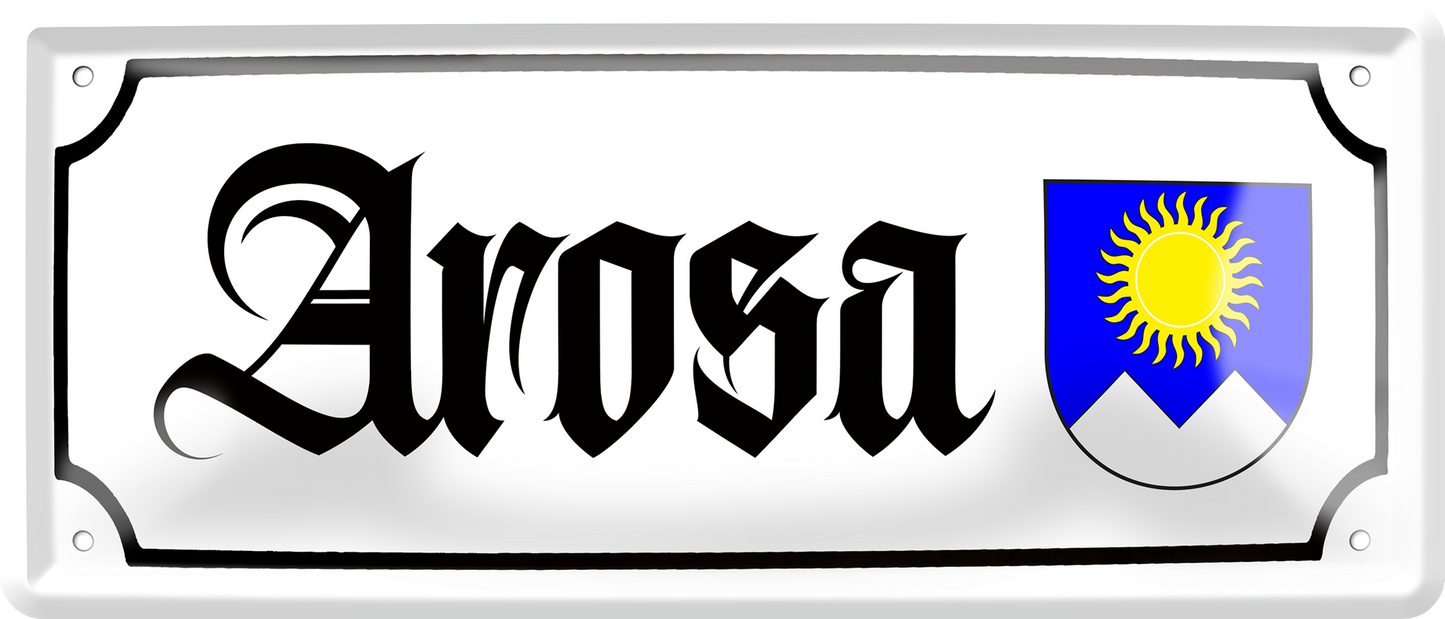 4252024256963		 ''Arosa (wappen)''
Schilderstore24 Blechschilder sind perfekt als Geschenk zu Weihnachten, Geburtstage, Feiern, Partys, Grillabende, Hochzeit. Jederzeit stilvoll im Wohnzimmer, Partykeller, Garage, reiseziel, städte, see, zitat Berge Reisen Wandern Outdoor Natur Urlaub sehenswürdigkeiten insel paradies