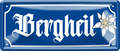 4252024256598		 ''Bergheil''
Schilderstore24 Blechschilder sind perfekt als Geschenk. Jederzeit stilvoll im Wohnzimmer, Partykeller, Garage, Praxis, Büro, Café, zitate Berge Reisen Wandern Outdoor Natur Urlaub sehenswürdigkeiten tal freizeit sport