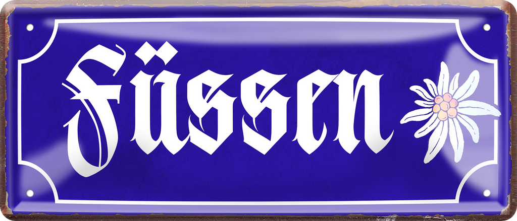 4252024257106		 ''Füssen''
Schilderstore24 Blechschilder sind perfekt als Geschenk zu Weihnachten, Geburtstage, Feiern, Partys, Grillabende, Hochzeit. Jederzeit stilvoll im Wohnzimmer, Partykeller, Garage, reiseziel, städte, see, zitat Berge Reisen Wandern Outdoor Natur Urlaub sehenswürdigkeiten insel paradies