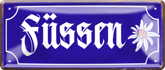 4252024257106		 ''Füssen''
Schilderstore24 Blechschilder sind perfekt als Geschenk zu Weihnachten, Geburtstage, Feiern, Partys, Grillabende, Hochzeit. Jederzeit stilvoll im Wohnzimmer, Partykeller, Garage, reiseziel, städte, see, zitat Berge Reisen Wandern Outdoor Natur Urlaub sehenswürdigkeiten insel paradies