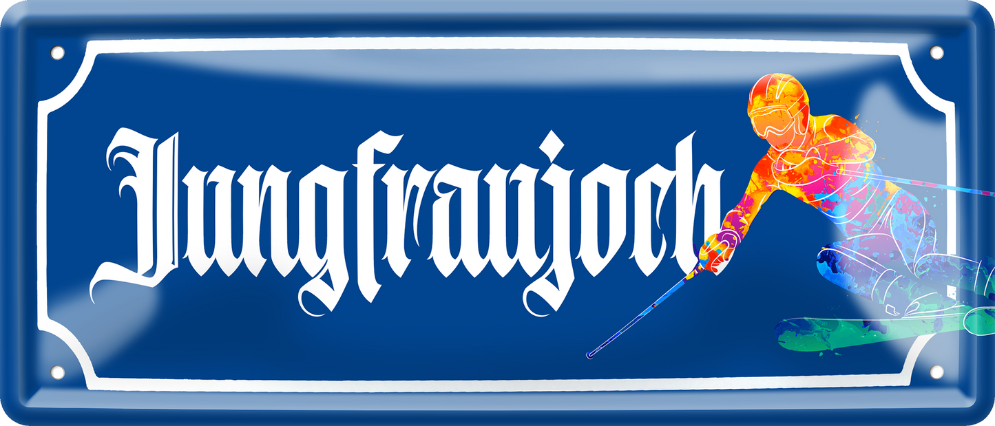 4252024257175		 ''Jungfraujoch (ski)''
Schilderstore24 Blechschilder sind perfekt als Geschenk zu Weihnachten, Geburtstage, Feiern, Partys, Grillabende, Hochzeit. Jederzeit stilvoll im Wohnzimmer, Partykeller, Garage, reiseziel, städte, see, zitat Berge Reisen Wandern Outdoor Natur Urlaub sehenswürdigkeiten insel paradies