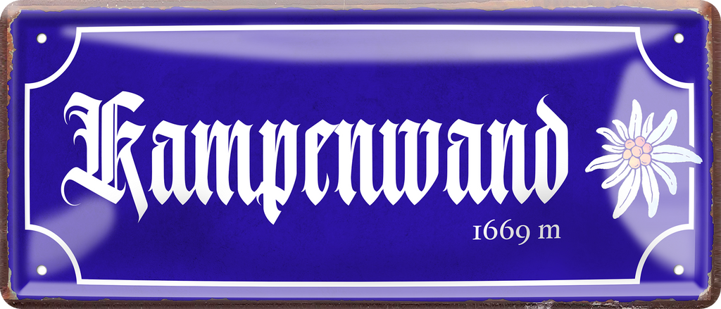 4252024257182		 ''Kampenwand''
Schilderstore24 Blechschilder sind perfekt als Geschenk zu Weihnachten, Geburtstage, Feiern, Partys, Grillabende, Hochzeit. Jederzeit stilvoll im Wohnzimmer, Partykeller, Garage, reiseziel, städte, see, zitat Berge Reisen Wandern Outdoor Natur Urlaub sehenswürdigkeiten insel paradies