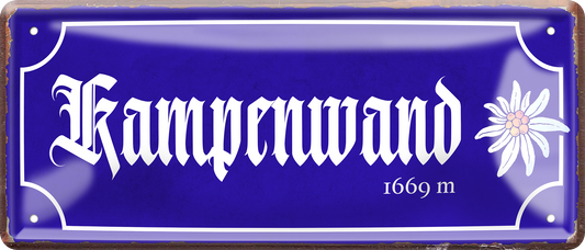 4252024257182		 ''Kampenwand''
Schilderstore24 Blechschilder sind perfekt als Geschenk zu Weihnachten, Geburtstage, Feiern, Partys, Grillabende, Hochzeit. Jederzeit stilvoll im Wohnzimmer, Partykeller, Garage, reiseziel, städte, see, zitat Berge Reisen Wandern Outdoor Natur Urlaub sehenswürdigkeiten insel paradies