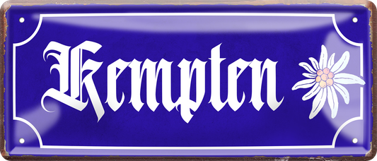 4252024257199		 ''Kempten''
Schilderstore24 Blechschilder sind perfekt als Geschenk zu Weihnachten, Geburtstage, Feiern, Partys, Grillabende, Hochzeit. Jederzeit stilvoll im Wohnzimmer, Partykeller, Garage, reiseziel, städte, see, zitat Berge Reisen Wandern Outdoor Natur Urlaub sehenswürdigkeiten insel paradies
