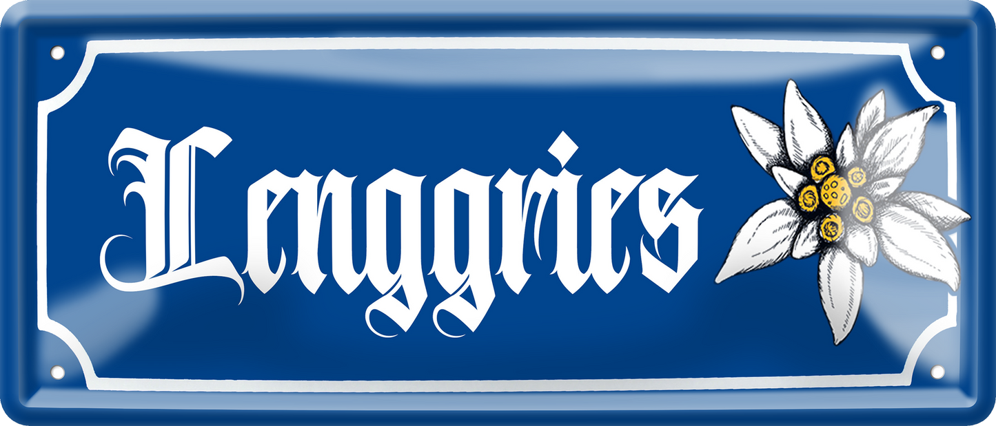 4252024257250		 ''Lenggries (Blume)''
Schilderstore24 Blechschilder sind perfekt als Geschenk zu Weihnachten, Geburtstage, Feiern, Partys, Grillabende, Hochzeit. Jederzeit stilvoll im Wohnzimmer, Partykeller, Garage, reiseziel, städte, see, zitat Berge Reisen Wandern Outdoor Natur Urlaub sehenswürdigkeiten insel paradies