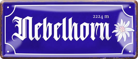 4252024256642		 ''Nebelhorn (blau)''
Schilderstore24 Blechschilder sind perfekt als Geschenk. Jederzeit stilvoll im Wohnzimmer, Partykeller, Garage, Praxis, Büro, Café, zitate Berge Reisen Wandern Outdoor Natur Urlaub sehenswürdigkeiten tal freizeit sport