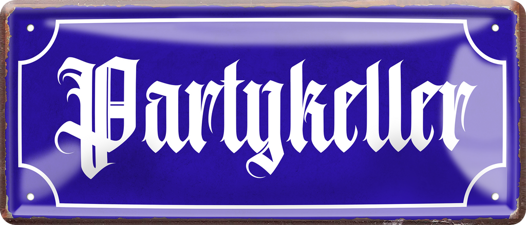 4252024256703		 ''Partykeller''
Schilderstore24 Blechschilder sind perfekt als Geschenk zu Weihnachten, Geburtstage, Feiern, Partys, Grillabende, Namenstag, Feiertag, Mädelsabend, Hochzeit. Jederzeit stilvoll im Wohnzimmer, Partykeller, Garage, Praxis, Büro, Café, Hauseingang Alkohol Cocktail Bier Sekt Getränk Bier Alkohol schnaps promille tequila   