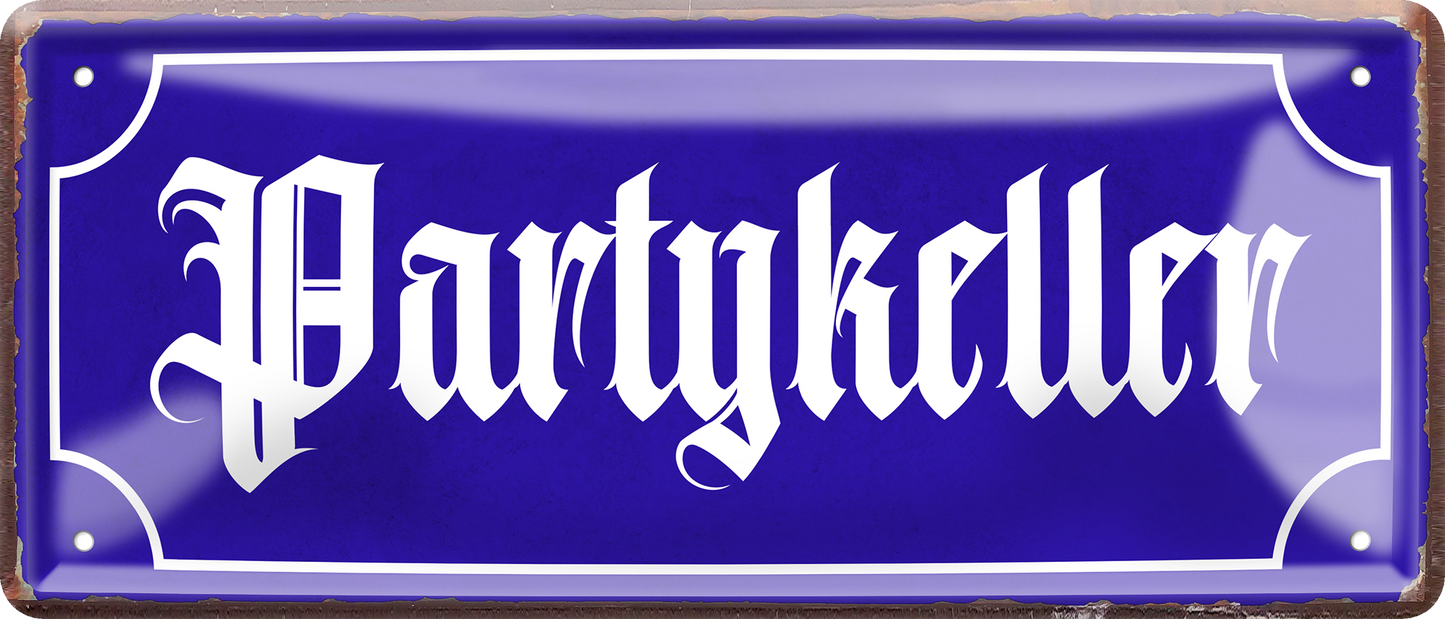 4252024256703		 ''Partykeller''
Schilderstore24 Blechschilder sind perfekt als Geschenk zu Weihnachten, Geburtstage, Feiern, Partys, Grillabende, Namenstag, Feiertag, Mädelsabend, Hochzeit. Jederzeit stilvoll im Wohnzimmer, Partykeller, Garage, Praxis, Büro, Café, Hauseingang Alkohol Cocktail Bier Sekt Getränk Bier Alkohol schnaps promille tequila   