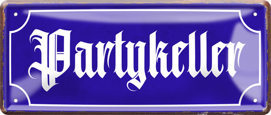 4252024256703		 ''Partykeller''
Schilderstore24 Blechschilder sind perfekt als Geschenk zu Weihnachten, Geburtstage, Feiern, Partys, Grillabende, Namenstag, Feiertag, Mädelsabend, Hochzeit. Jederzeit stilvoll im Wohnzimmer, Partykeller, Garage, Praxis, Büro, Café, Hauseingang Alkohol Cocktail Bier Sekt Getränk Bier Alkohol schnaps promille tequila   