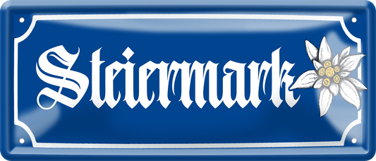 4252024257526		 ''Steiermark (blume)''
Schilderstore24 Blechschilder sind perfekt als Geschenk zu Weihnachten, Geburtstage, Feiern, Partys, Grillabende, Hochzeit. Jederzeit stilvoll im Wohnzimmer, Partykeller, Garage, reiseziel, städte, see, zitat Berge Reisen Wandern Outdoor Natur Urlaub sehenswürdigkeiten insel paradies