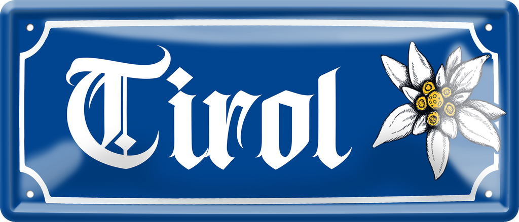 4252024257540		 ''Tirol (blume)''
Schilderstore24 Blechschilder sind perfekt als Geschenk zu Weihnachten, Geburtstage, Feiern, Partys, Grillabende, Hochzeit. Jederzeit stilvoll im Wohnzimmer, Partykeller, Garage, reiseziel, städte, see, zitat Berge Reisen Wandern Outdoor Natur Urlaub sehenswürdigkeiten insel paradies