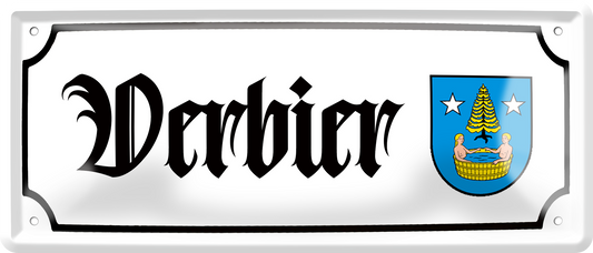 4252024257571		 ''Verbier (wappen)''
Schilderstore24 Blechschilder sind perfekt als Geschenk zu Weihnachten, Geburtstage, Feiern, Partys, Grillabende, Hochzeit. Jederzeit stilvoll im Wohnzimmer, Partykeller, Garage, reiseziel, städte, see, zitat Berge Reisen Wandern Outdoor Natur Urlaub sehenswürdigkeiten insel paradies
