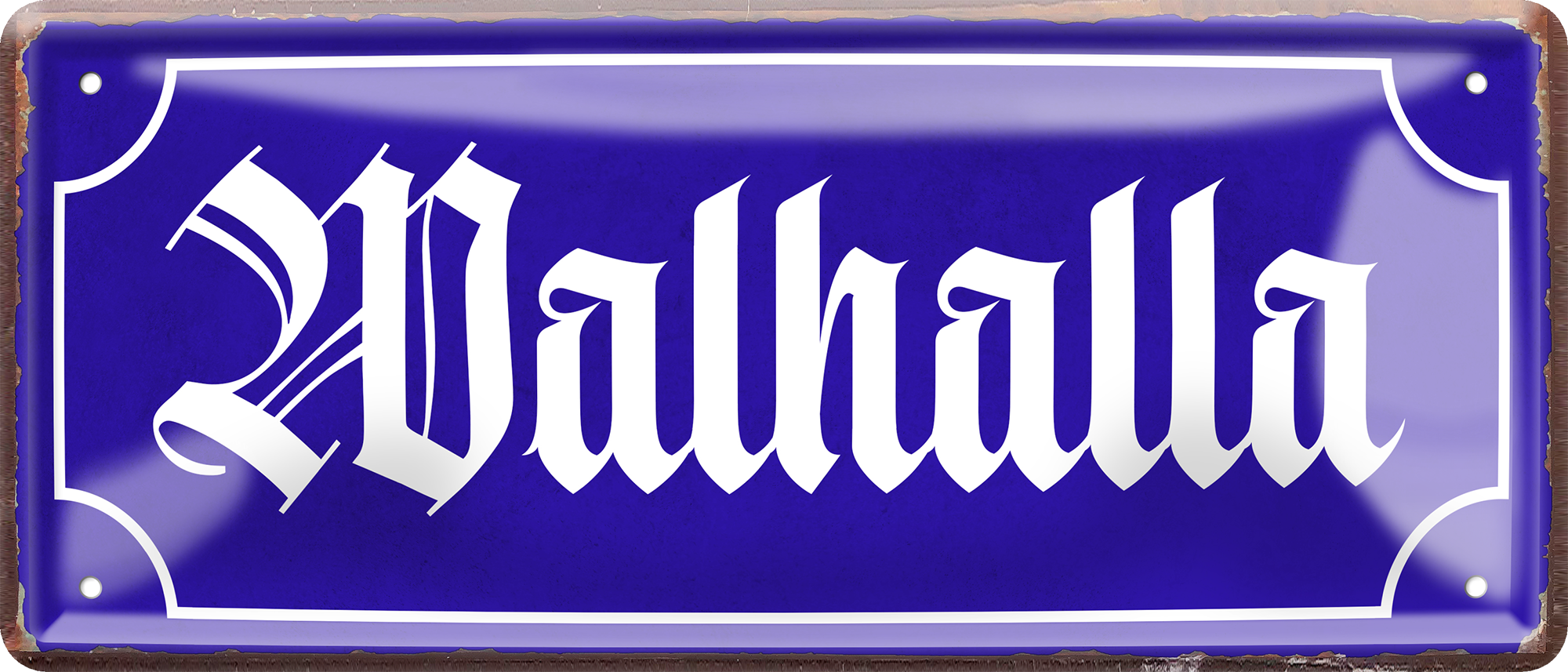 4252024257632		 ''Walhalla (blau)''
Schilderstore24 Blechschilder sind perfekt als Geschenk zu Weihnachten, Geburtstage, Feiern, Partys , Hochzeit. Jederzeit stilvoll im Wohnzimmer, Partykeller, Garage, Praxis, Büro, Café, zitat Valhalla Nordmänner Wikinger Krieger Axt ehre nordisch götter wikings valhall gott