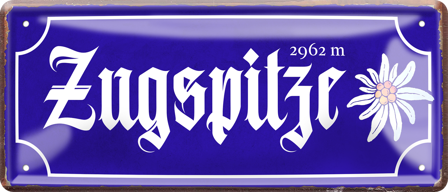 4252024257625		 ''Zugspitze''
Schilderstore24 Blechschilder sind perfekt als Geschenk zu Weihnachten, Geburtstage, Feiern, Partys, Grillabende, Hochzeit. Jederzeit stilvoll im Wohnzimmer, Partykeller, Garage, reiseziel, städte, see, zitat Berge Reisen Wandern Outdoor Natur Urlaub sehenswürdigkeiten insel paradies