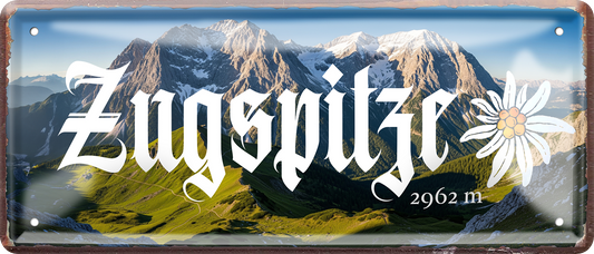4252024256697		 ''Zugspitze''
Schilderstore24 Blechschilder sind perfekt als Geschenk. Jederzeit stilvoll im Wohnzimmer, Partykeller, Garage, Praxis, Büro, Café, zitate Berge Reisen Wandern Outdoor Natur Urlaub sehenswürdigkeiten tal freizeit sport