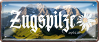 Blechschild ''Zugspitze'' 28x12cm