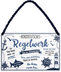 4252024243178	Schilderstore24 	 ''Norddeutsches Regelwerk'' Schilderstore24 Blechschilder sind perfekt als Geschenk zu Weihnachten, Geburtstage, Feiern, Partys, Grillabende, Namenstag, Feiertag, Mädelsabend, Hochzeit. Jederzeit stilvoll im Wohnzimmer, Partykeller, Garage, Praxis, Büro, Café, Hauseingang Meer Urlaub Sommer Sandstrand meer wasser strand sand urlaub ferien